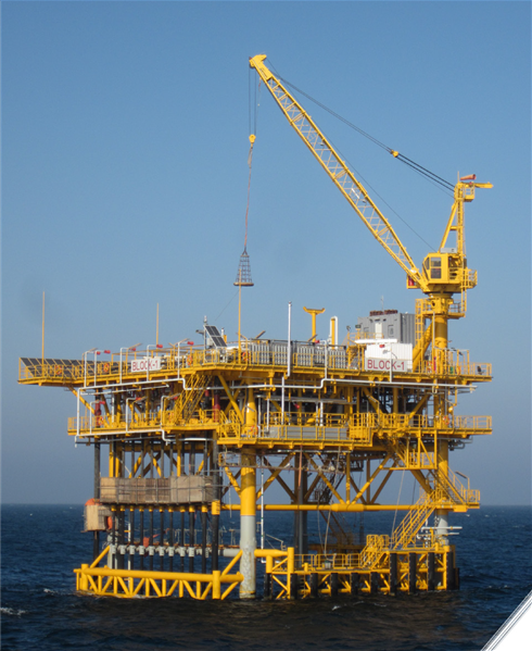 Нефтедобывающая платформа (Каспийское Море)